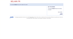 Desktop Screenshot of belami.fr